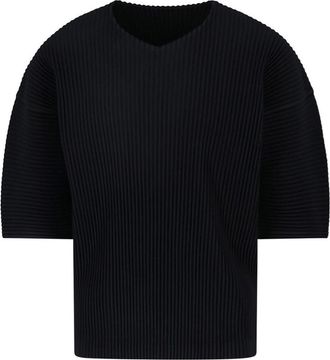 Homme Pliss&eacute; Issey Miyake Pleated T-Shirt