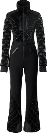 Mackage Inga Quilted Bonded Fleece ski Suit - Black - S (UK8-10 / S)