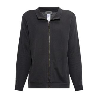 Hanro Hoodies & sweatvesten, Heren, Grijs, M, Katoen, Travelwear Zip Jacket