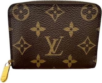Louis Vuitton Pre-owned Monogram Coin Case - Dames - Vintage Accessoires - Bruin - ONE Size - Leer - Vintage