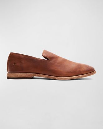 Frye Men & apos;s Chris Venetian Vintage Leather Loafers