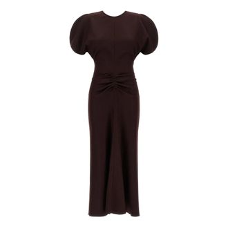 Victoria Beckham Bela Midi Dress - female - Victoria Beckham - Midi Dresses - Red - 2XS - Dresses