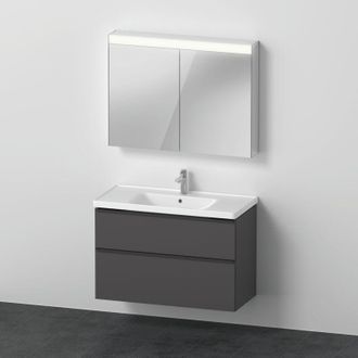 Duravit Juego De Muebles D-neo, Mueble Lavabo Con Mueble De Pared Y
