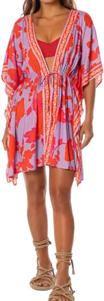 Maaji Vanilla Kaftan Cover Up In Lavender Dream