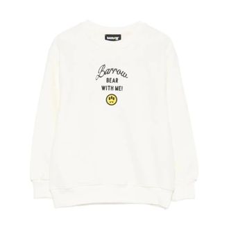 Barrow Kids Sweatshirts, male, White, 6 Y, 013 Crema Sweatshirt