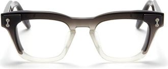 Akoni Ara Bold Rectangular Eyeglasses with Gradient Transition