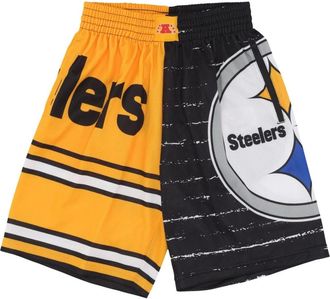 Mitchell & Ness Pittsburgh Steelers Basketbalshorts - Heren - Fitness - Veelkleurig - XL - Polyester - Fitness