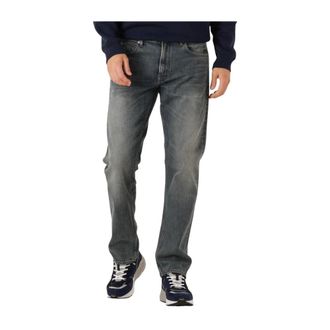 G-Star Jeans, Heren, Grijs, W32 L30, Katoen, Mosa Straight Jeans