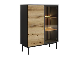 Vente-Unique Vitrina con 2 puertas - Beige - DABRIANA