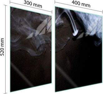 OEM Placa Protectora De Vidrio Para Estufa 70x52 Humo