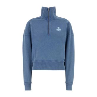 Isabel Marant Ross Sweatshirt - female - Marant &eacute;toile - Zip-throughs - Blue - XS - Sweatshirts & Hoodies