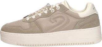 Cruyff Campo Tall Sneakers - Dames - Sneakers - Beige - 39 EU - Leer - Schoenen