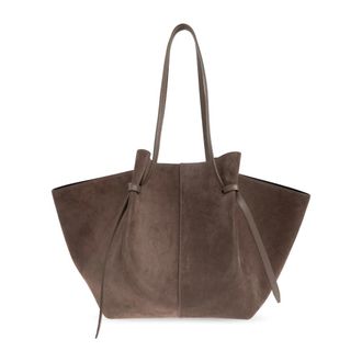 Yuzefi Tassen, Dames, Bruin, ONE Size, Su&egrave;de, XL Mochi Shopper Bag