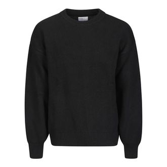 Colorful Standard Oversized Merino Wool Crew Sweater - Dames - Ronde hals truien - Zwart - S - Truien & Vesten