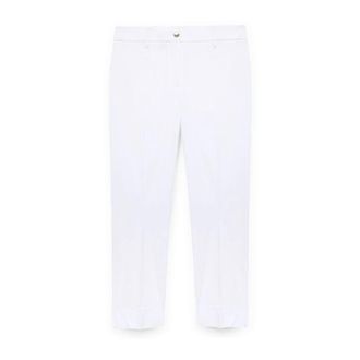 Fiorella Rubino Broeken, Dames, Wit, S, Nylon, Capri broek