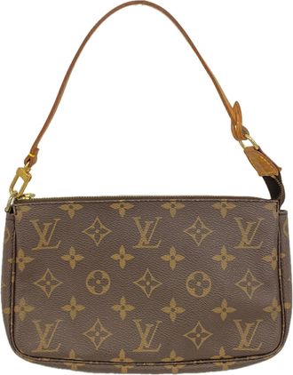 Louis Vuitton Brown Pouch (Pre-Owned)