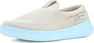 Columbia Boatsidetm PFG Womens Shoes Dark Stone/Marine Light : 11 B - Medium, Canvas/Suede