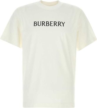Burberry White Logo T-shirt