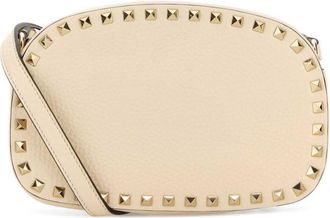Valentino Garavani Ivory Rockstud Mini Crossbody Bag