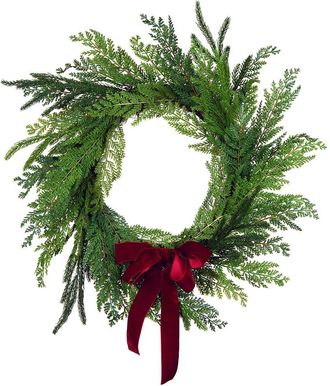National Tree Company 24In Christmas Cottage Wreath