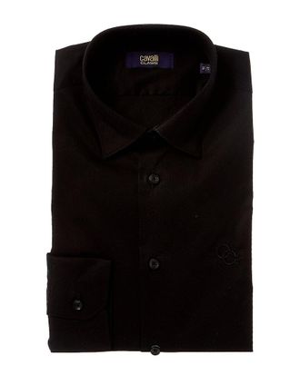 Cavalli Textured Slim Fit Dress Shirt