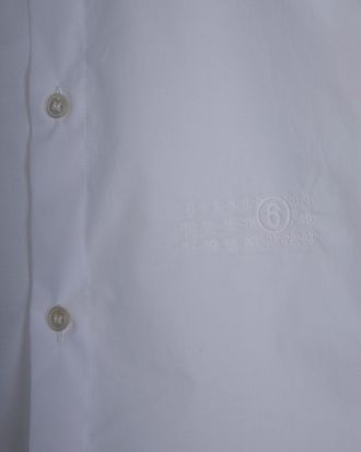 Maison Margiela Layered-Effect Cotton Shirt - White