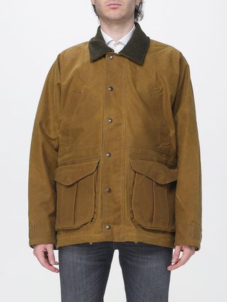Filson Lightweight Cotton Jacket with Velvet Collar and Zip Closure