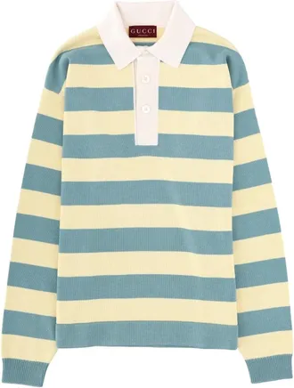 Gucci Polo Shirts, male, Multicolor, Size: M L/S Polo
