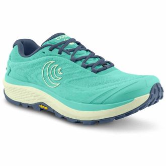Topo Athletic Womens Pursuit 2 Running Shoe In Blue/green