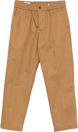 Myths Rechte Broek - Heren - Straight fit broeken - Bruin - S - Leer - Broeken