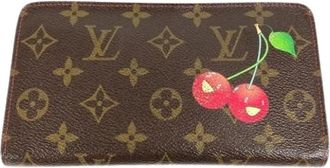 Louis Vuitton Pre-owned Canvas Portemonnee - Dames - Vintage Accessoires - Rood - ONE Size - Vintage