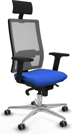 Piqueras y Crespo Piqueras Y Crespo Horna Silla De Oficina Azul Ergon&oacute;mica