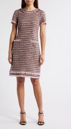 Eliza J Tweed Sheath Dress in Lavender at Nordstrom Rack, Size 12