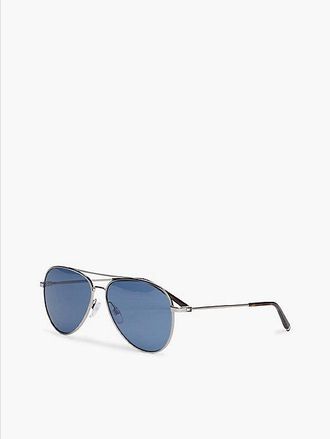 Tommy Hilfiger Stainless Steel Aviator Sunglasses