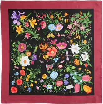 Gucci Printed Silk Foulard