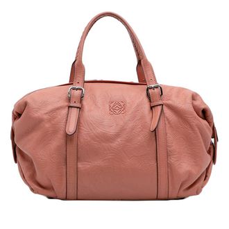 Loewe Pre-owned Loewe Embossed Leather Anagram Boston Bag Ladies XHYQTEQAQDF06P3E