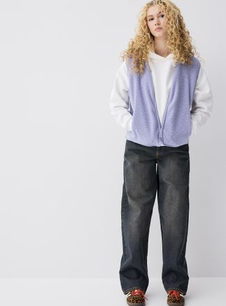 Twik Womens High-pile-fleece zipped vest