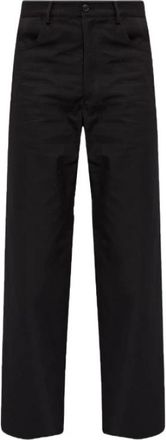 Dries Van Noten Peyter Broek - Heren - Straight fit broeken - Zwart - W31 - Katoen - Broeken