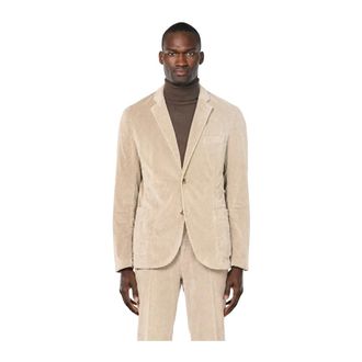 Mason's Tiziano Blazer - Heren - Jassen - Beige - Maat: 3XL Katoen