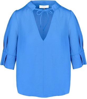 H&eacute;st Tilli Blouse - Dames - Blouses - Blauw - XS - Linnen - Overhemden