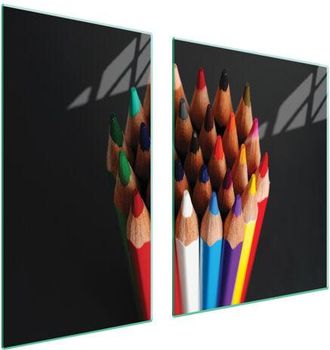 OEM Placa Protectora De Vidrio Para Estufa 90x52 Coloreada