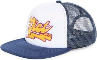 Diet Starts Monday Bolt Trucker Hat in Navy/Yellow at Nordstrom Rack