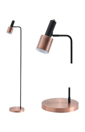 Jonathan Y Designs Brady 59.50 Metal LED Task Floor Lamp, Copper/Black at Nordstrom