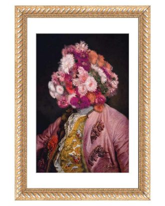 iCanvas Flower-Headed Noble Portrait By Bona Fidesa Wall Art