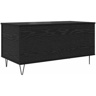 vidaXL Vidaxl - Coffee Table Black oak 90 x 44.5 x 45 cm Engineered wood