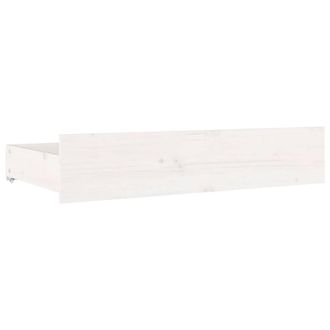 Berkfield Home Beautiful Bed Drawers 4 pcs White Solid Wood Pine
