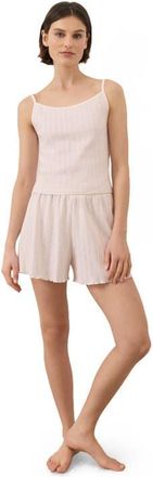 Pact Organic Cotton Pointelle Cami in Soft Pink at Nordstrom, Size Medium