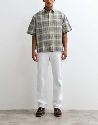 Levi's 565 - Jeans dritti ampi bianchi-Bianco