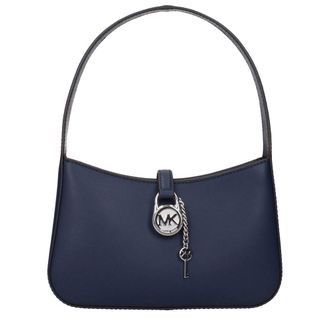 Michael Kors Blue Fur Shoulder Womens Bag