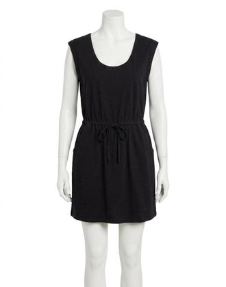 Z Supply Dayshift Mini Dress In True Black